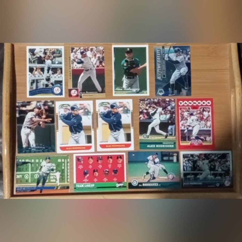 Alex Rodriguez Baseball Card Lot